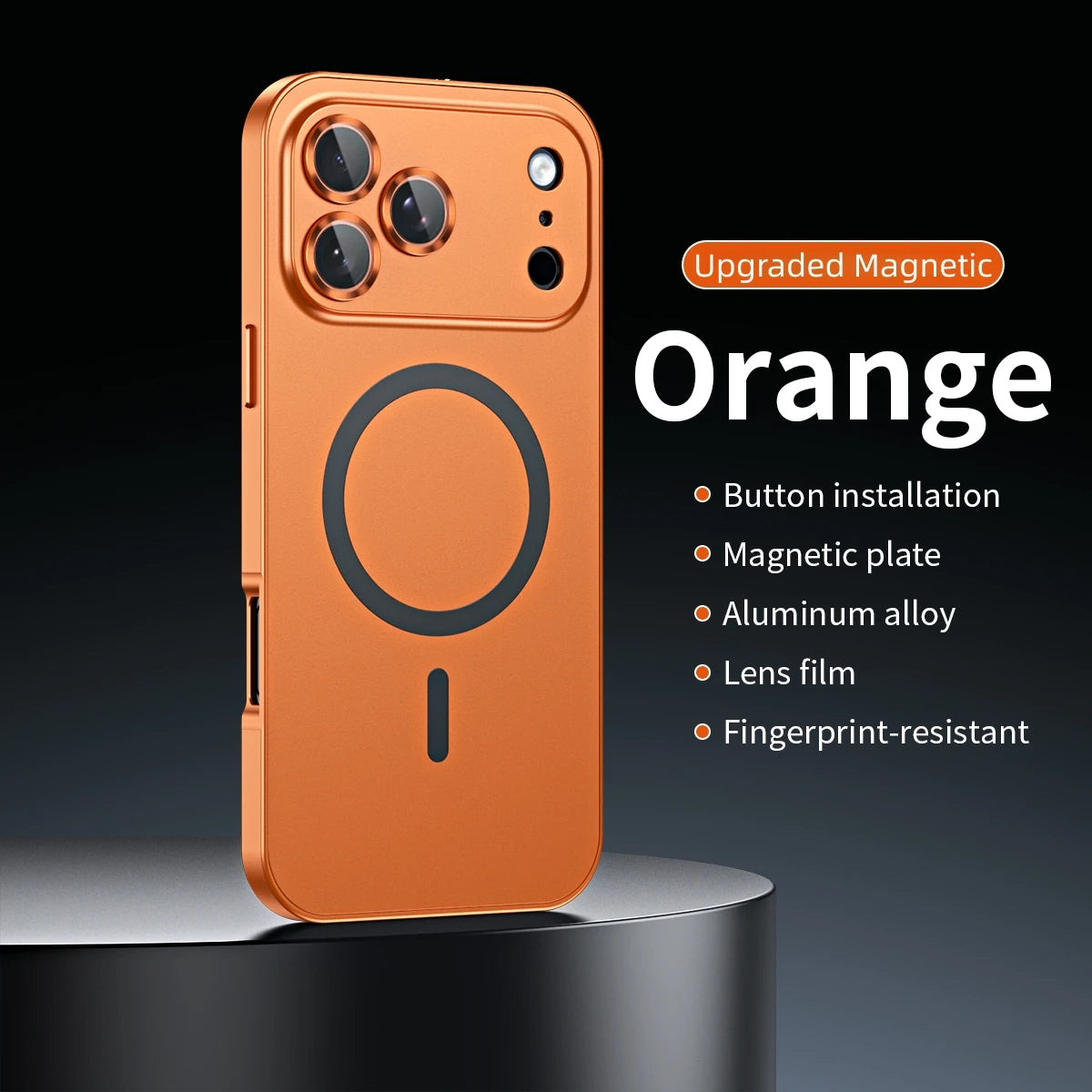 Aluminum MagSafe magnetic iPhone case