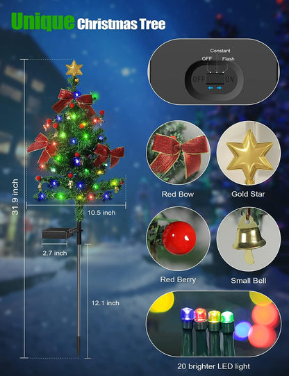 🎄💝Solar Christmas Tree Light