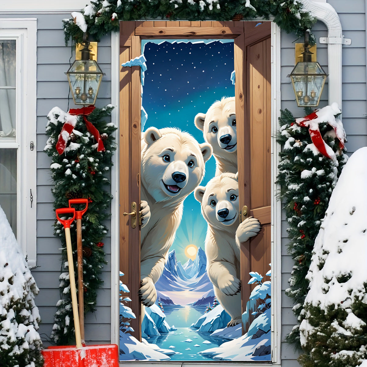 🌟2025 Christmas and Halloween Front Door Decoration