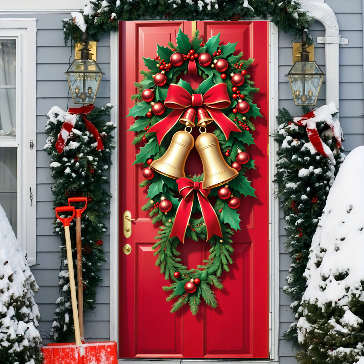 🌟2025 Christmas and Halloween Front Door Decoration