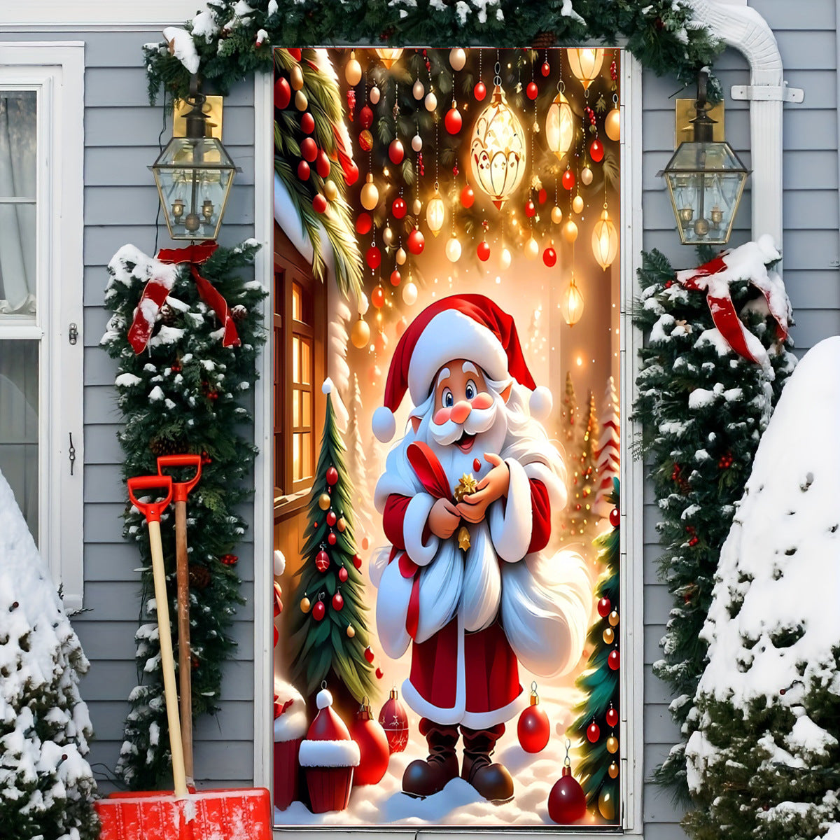 🌟2025 Christmas and Halloween Front Door Decoration