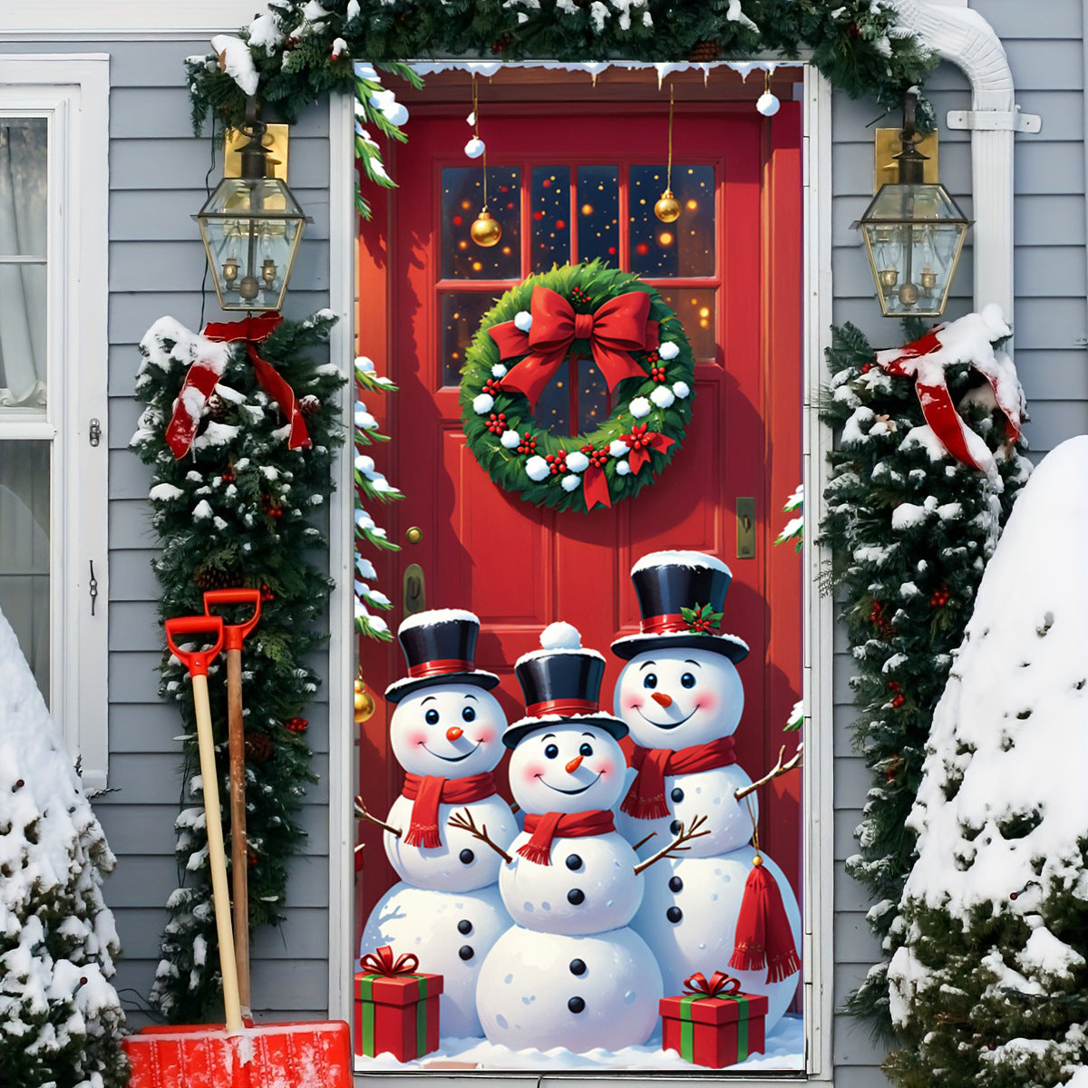 🌟2025 Christmas and Halloween Front Door Decoration