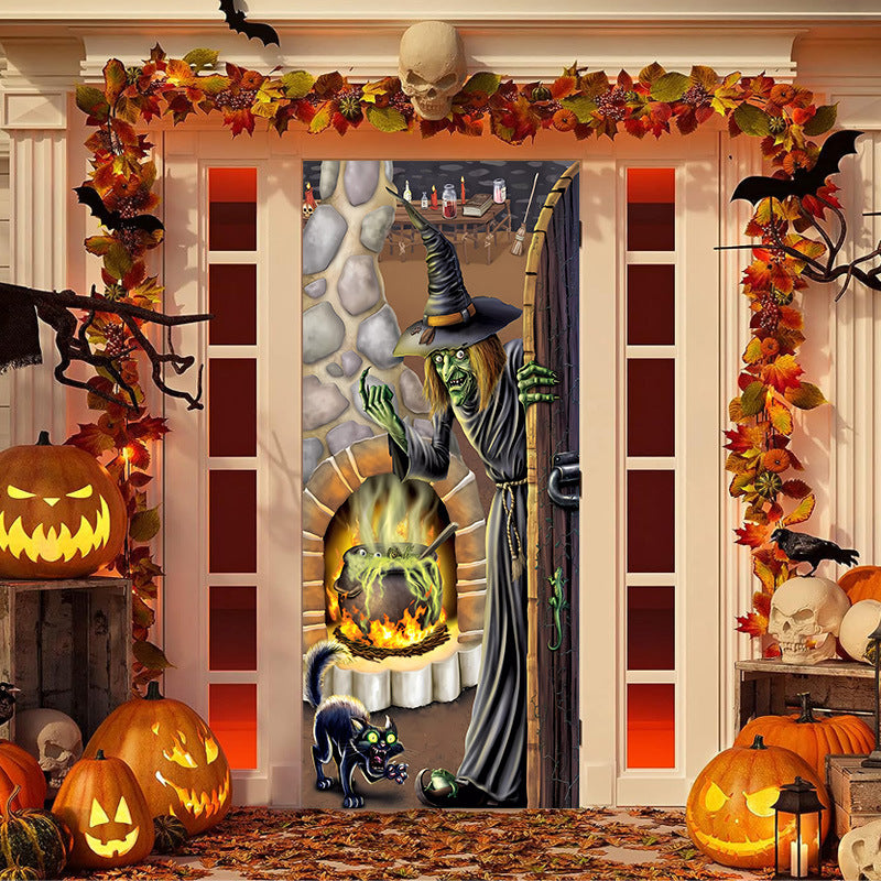 🌟2025 Christmas and Halloween Front Door Decoration