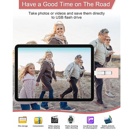 32~256 GB Micro USB + Lightning + USB 3.0 4-in-1 Mobile U-Disk