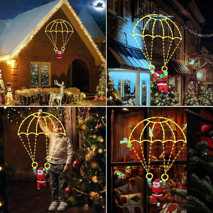 Christmas Parachute Lights with Santa Claus