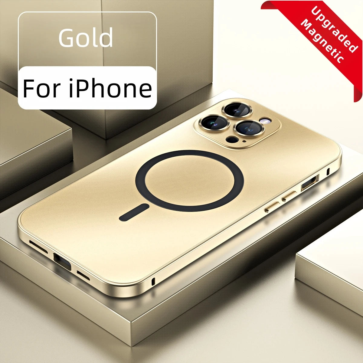 Aluminum MagSafe magnetic iPhone case