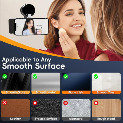 360° Rotating Magnetic Car Phone Holder | Strong Suction Cup Mount for Mobile Phones