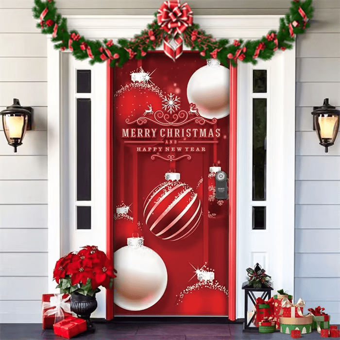 🌟2025 Christmas and Halloween Front Door Decoration