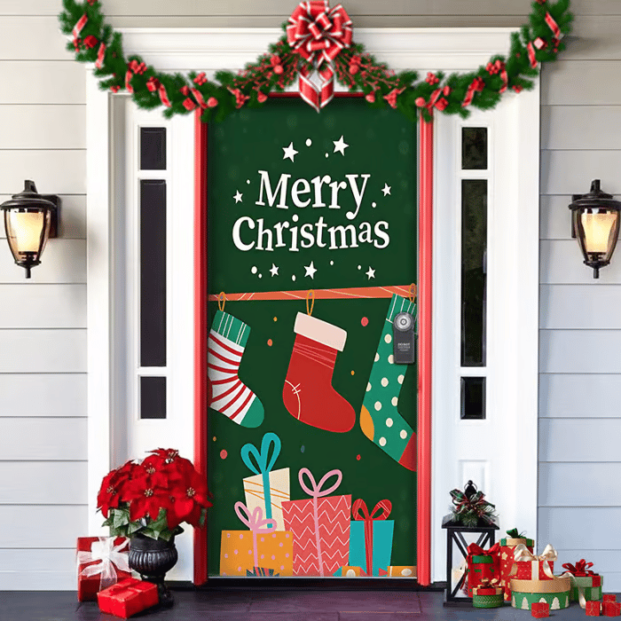🌟2025 Christmas and Halloween Front Door Decoration